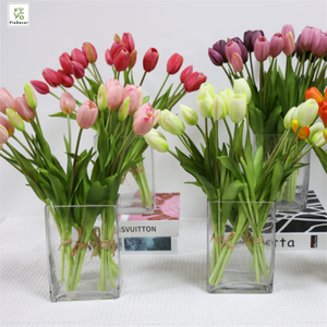 Bouquet da Sposa di Tulipani Artificiali in PVC di Alta Qualità all'Ingrosso Effetto Real Touch per Decorazione di Matrimoni e Hotel - Product Image 4