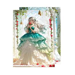 MIYUN A5 Size Waifu ART Boards Mixed Anime Girls Collection Cards Game Trading Cards Colored Paper Booster Box - Product Image 1