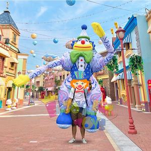 Disfraz inflable <span class=keywords><strong>de</strong></span> Navidad para adultos, disfraz <span class=keywords><strong>de</strong></span> payaso para actividades <span class=keywords><strong>de</strong></span> desfile al aire libre, disfraz <span class=keywords><strong>de</strong></span> marioneta <span class=keywords><strong>de</strong></span> dibujos animados inflable montado en la espalda - Product Image 4