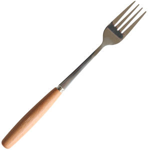 Thép Không Gỉ Dao Kéo Tay Cầm Bằng Gỗ Bữa Tối Ngã Ba Món Tráng Miệng Muỗng Dao Cà Phê Muỗng Cà Phê Trái Cây <span class=keywords><strong>D</strong></span>ĩa Phụ Kiện Bộ Đồ Ăn Nhà Bếp - Product Image 6