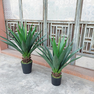 Decoración <span class=keywords><strong>de</strong></span> Jardín, Árbol Artificial <span class=keywords><strong>de</strong></span> <span class=keywords><strong>Agave</strong></span> Verde <span class=keywords><strong>de</strong></span> 90 cm <span class=keywords><strong>de</strong></span> Altura, Adornos <span class=keywords><strong>de</strong></span> Jardín, Maguey Artificial <span class=keywords><strong>de</strong></span> Plástico - Product Image 1