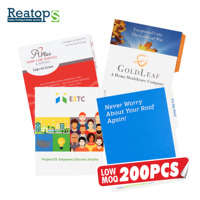 Carpeta de presentación de papel A4 personalizada, carpeta de presentación a prueba de agua con ranura para tarjeta de negocios, fabricación personalizada
