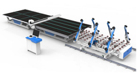 Machine de découpe de verre intelligente contrôlée par PLC, modèle LSX3829, haute efficacité, 380V 6.5kW, en promotion