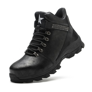 Wholesale High Quality Steel Toe Anti-smashing Indestructible Safety Shoes Water-proof Oil Resistant <strong>Winter</strong> Autumn <strong>Work</strong> <strong>Boots</strong> - Product Image 2