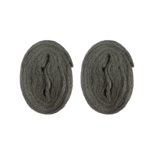 Rouleau <span class=keywords><strong>de</strong></span> <span class=keywords><strong>laine</strong></span> d'acier inoxydable <span class=keywords><strong>de</strong></span> qualité supérieure 100g, gris, pour le nettoyage, le lustrage et le polissage du <span class=keywords><strong>verre</strong></span>, <span class=keywords><strong>de</strong></span> la pierre, des carreaux et du métal - Product Image 2