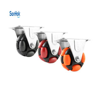 ล้อรถเข็นแบบออมนิไดเรคชันแนลคุณภาพสูง ทนทาน ขนาด 50 มม. สำหรับหุ่นยนต์ - Product Image 2