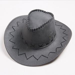 Sombrero de vaquero occidental unisex para exteriores con ala grande para el verano - Product Image 3