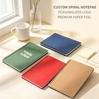 Carnets de notes promotionnels personnalisés format A5 avec logo imprimé sur la couverture, carnet de notes pour le bureau, l'école, bloc-notes A5 personnalisé