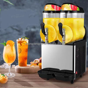 Mini Frozen Granita Drink Slush <b>Maker</b> Machine 2 3 tank Bowls Slush Ice Making Machine Snack Machine <b>Yogurt</b> Soft Cream Digital - Product Image 6