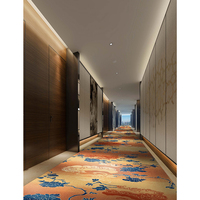 Alfombra Axminster de Alta Definición con Patrón, de Pared a Pared, para Proyectos Hoteleros de Calidad, Fácil de Limpiar y Mantener