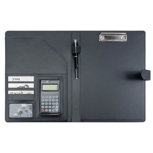 Custom taglie <span class=keywords><strong>A4</strong></span> in pelle per conferenza portafoglio Business Office segno <span class=keywords><strong>di</strong></span> presentazione della fattura firma per archiviazione della cartella degli appunti - Product Image 1