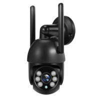 Kamera Keamanan Ikevision Tuya Smart 4K 8MP Sensor CMOS WiFi 2.4G PTZ dengan Visi Malam Berwarna, Lensa 2.8mm, Ukuran Mini, Tahan Air