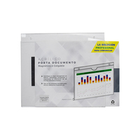 Carpeta de Presentación Magnética Transparente Personalizada UCI MAFH02, con Adhesivo Removible Opcional, para Documentos A4, Horizontal y Vertical, para la Escuela