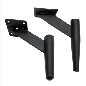 Patas Metálicas para Muebles, Soporte para Gabinetes, Sofás, Mesitas de Noche, Mesas de Centro, Forma Cónica, Color Negro - Product Image 5