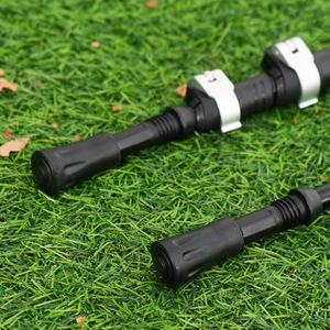 Embouts en caoutchouc noirs pour bâtons de randonnée Selpa, 40 mm, amortissants, de remplacement, pour bâtons de marche en plein air - Product Image 1