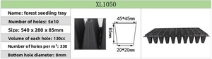 Plateau de semis en <span class=keywords><strong>PVC</strong></span> respirant, résistant à la corrosion, épaissi, grand volume, pour la plantation de légumes, de fleurs succulentes, de pastèques et de melons - Product Image 6