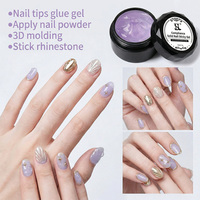 Colle pour faux ongles HS Super Strong Press-on, adhésif longue durée, sans HEMA, TPO, MEHQ, conforme aux normes européennes, gel adhésif solide pour ongles