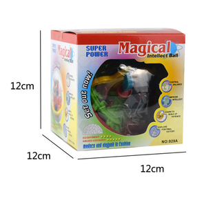 VENTE CHAUDE 100 Barrières Puzzle de <span class=keywords><strong>labyrinthe</strong></span> 3D en forme de boule magique pour enfants - Product Image 6