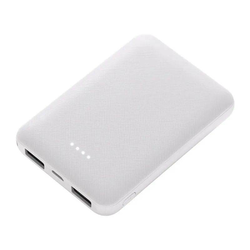 Power bank portabel Super mini 2023 Qi 5W Rohs 3000mah/4000mah/5000mah, power bank saku luar ruangan untuk kotak hadiah/promosi