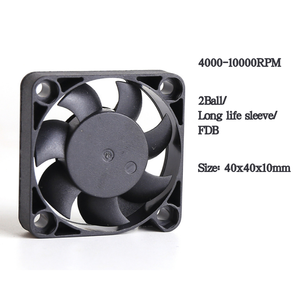 <span class=keywords><strong>Topfan</strong></span> 4010 DC พัดลมไร้แปรงถ่าน, 40x40x10มม. 5V 12 V DC มอเตอร์แบบไม่มีแปรงถ่านพัดลมระบายความร้อน - Product Image 3