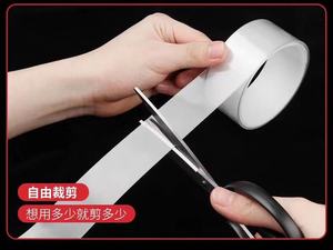 Acrylique Cuisine Salle De Bains Mur D'étanchéité Bande Porte Fenêtre Gap <span class=keywords><strong>Beauté</strong></span> Couture Autocollants Moule Preuve Transparent Masquage Étanche - Product Image 6