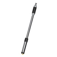 Antena para Walkie Talkie, Portátil, para Exteriores, Telescópica de 93 cm, Táctica, 1 Banda 144/430 MHz, Conector BNC, Ganancia de 3.0/5.5 dBi