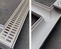 Caniveau en U en PRV (Polymère Renforcé de Fibres de Verre) pour drainage, résistant à la corrosion, haute qualité, découpe sur mesure