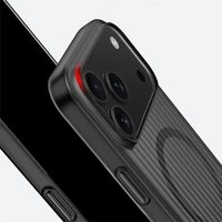 Coque transparente mate ultra-fine de luxe pour iPhone 17 Air 16 15 14 Plus 13 12 11 Pro Max, compatible avec la charge magnétique sans fil, en polycarbonate