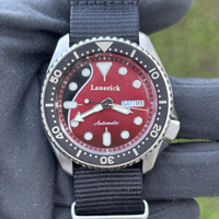 Montre automatique mécanique avec boîtier en acier inoxydable personnalisé avec logo OEM, verre saphir, luminescent, étanche 10 ATM, montre de plongée