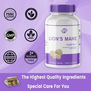 Complément alimentaire à base de plantes HACCP, fabrication à façon, compléments pour le cerveau, capsules et comprimés de crinière de lion, complexe de crinière de lion - Product Image 4