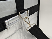 Boîte isotherme médicale pliable en cuir professionnelle, boîte d'expédition VIP avec grande capacité