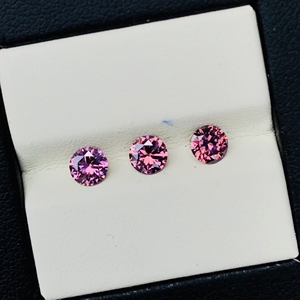 ישיר ממפעל moissanite morganite צל מעוקב Zirconia עגול צורת מכויל גודל Loose חן עבור תכשיטי ביצוע גבוהה