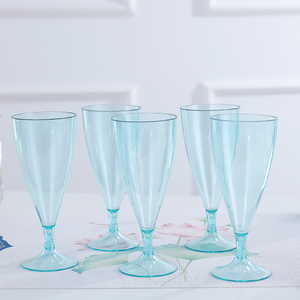 <span class=keywords><strong>Verre</strong></span> à vin en plastique cristallin coloré et tendance pour le camping et les fêtes, de haute qualité, vente chaude, directement de l'usine - Product Image 4