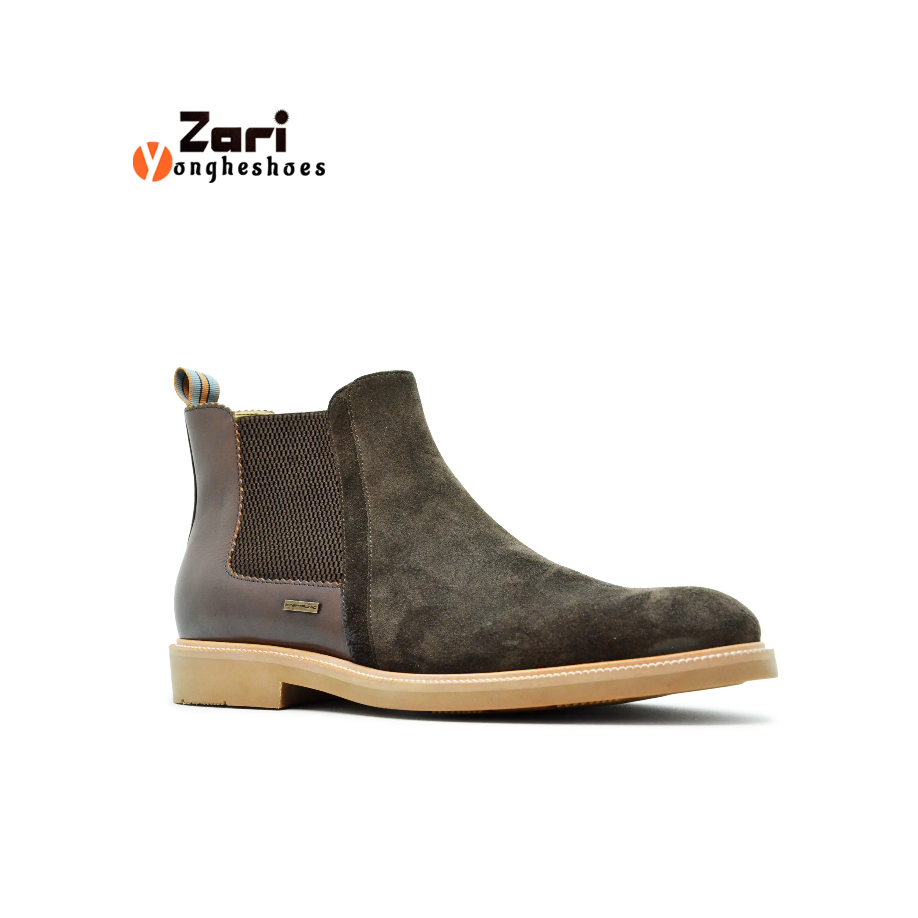 Zari High Quality Custom Winter Casual Leather Ankle Boots For Men