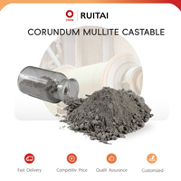Matériau réfractaire coulé Corindon-Mullite direct usine pour la doublure des fours industriels à haute température