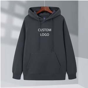 Sudadera con Capucha Gris Gruesa de 400 g/m², Talla 5XL, Diseño de Impresión Abultada en Algodón Grueso, Antiarrugas, Sudadera con Capucha y Jersey - Product Image 1