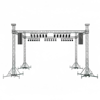 Sistema de Techo Modular de Aleación de Aluminio con Capacidad de Carga de 500 kg para Colgar Altavoces Line Array en Conciertos y Festivales al Aire Libre