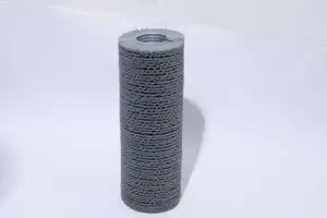 Brosse à rouleau en spirale en fil d'acier en laiton industriel personnalisé et brosse cylindrique de nettoyage en nylon