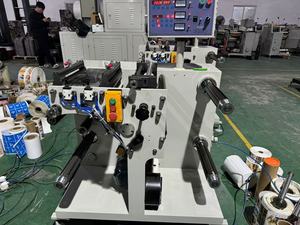 LFQ-320 Rol-tot-rol zelfklevende etiketpapier-, folie- en aluminiumfolie-etiketsticker snij- en opwindmachine, fabrieksvoorraad - Product Image 3