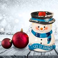 Réchauffeur de cire fondante pour la décoration intérieure chauffe-cire Scentsy diffuseur de parfum de maison sans flamme Jolly Noël saison cire Cube fondeur
