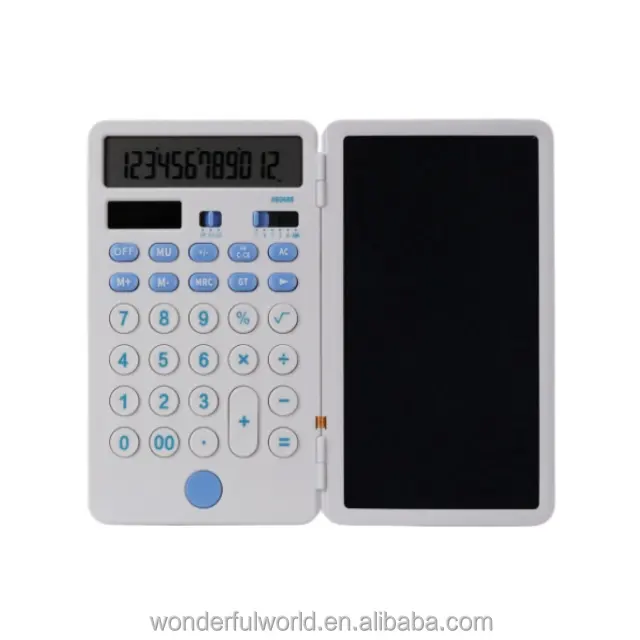 Индивидуальный Калькулятор стоимости доставки, планшет для письма, 12-значный Базовый Электронный калькулятор для школьного офиса