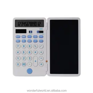 Aangepaste Verzendkosten Calculator Schrijven Tablet Pad 12 Cijferige Basis Financiële Desk Top Elektronische Calculator Voor Schoolkantoor