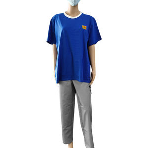 بيع مصنع ALLESD ملابس عمل قطنية مقاومة للأتربة للرجال قميص <span class=keywords><strong>ESD</strong></span> مخصص من شركة التصنيع الأصلية - Product Image 5