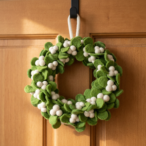 Décoration de Noël en feutre de laine pour l'intérieur, taille et couleur personnalisables, origine Népal, accessoires en feutre pour l'intérieur - Product Image 2