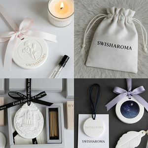 <span class=keywords><strong>Diffuseur</strong></span> d'Huiles Essentielles Camille en Céramique Parfumée, Pendentif d'Aromathérapie en Plâtre Tendance pour Décoration Écologique Maison et Voiture - Product Image 3