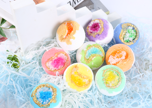 En gros <span class=keywords><strong>Prix</strong></span> Usine Coloré Bathbomb Mer Sel Rose Boule De Bain Arc-En-Bombes Pour le Bain Naturel - Product Image 2
