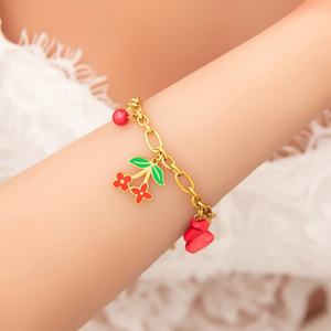 Wholesale Stainless Steel DIY <b>Charm</b> Bracelet for Women Trendy Luxury Pendant for Anniversary - Product Image 2