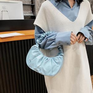Bolsos informales suaves de verano 2025, bolsos de moda para axilas, bolso de hombro Vintage para mujer, Mini bolso de bola de masa hervida para mujer - Product Image 4