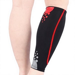 Kaos Kaki Pendek Penyangga Betis, Dapat Disesuaikan, Kompresi untuk Shin <span class=keywords><strong>Splint</strong></span>, Bahan Spandex/Nylon, Musim Gugur - Product Image 1