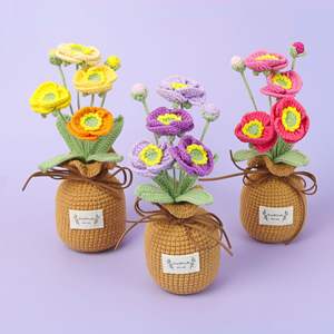 Bunga buatan tangan <span class=keywords><strong>Mini</strong></span> <span class=keywords><strong>Phalaenopsis</strong></span> dan Gypsophila bunga buatan untuk dekorasi wisuda dan Paskah bunga buatan pot DIY - Product Image 1